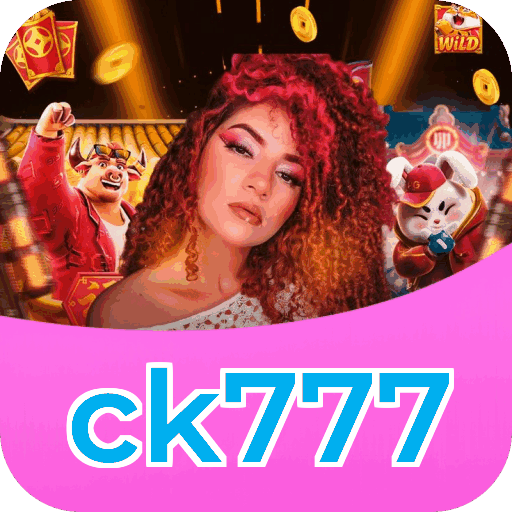 Interface do aplicativo ck777 mostrando jogos disponíveis no iOS e Android